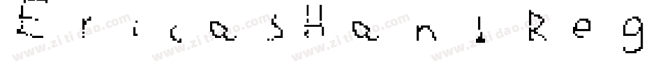 EricasHand Regular字体转换